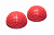 Полусфера массажно-балансировочная (набор 2 шт) красный
