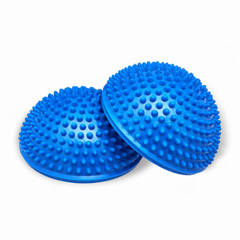 Полусфера массажно-балансировочная (набор 2 шт) синий