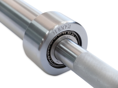 Гриф олимпийский прямой 86", до 679 кг, с упорным подшипником REBEL