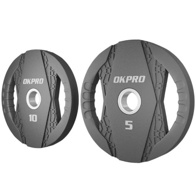 Диск олимпийский обрезиненный 20 кг OKPRO