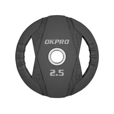 Диск олимпийский обрезиненный 2,5 кг OKPRO