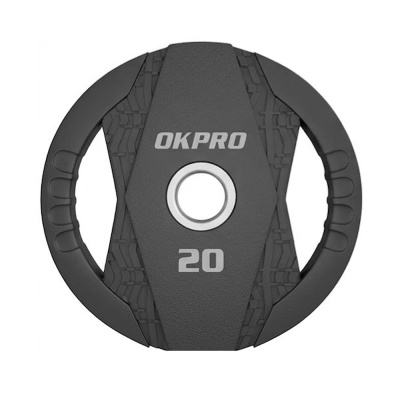 Диск олимпийский обрезиненный 20 кг OKPRO