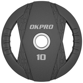 Диск олимпийский обрезиненный 15 кг OKPRO